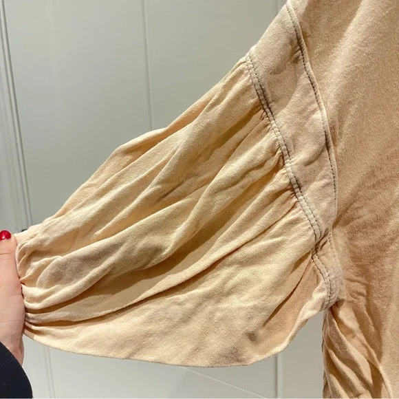 Free People We The Free Sugar Rush Dolman Sleeve Tee in Peach (XS) - Picture 5 of 6